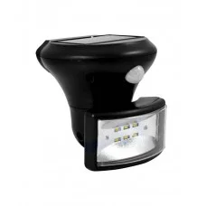 Уличный светильник на солнечной батарее Goldlux 307729 LED 1x5W 6400K 500Lm IP44 черный