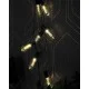 Гірлянда на батареї Goldlux 312884 Edison LED 10 3000K IP20 чорна