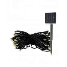 Гирлянда на солнечной батарее Goldlux 316745 Shine LED 200 3000K IP44 черная
