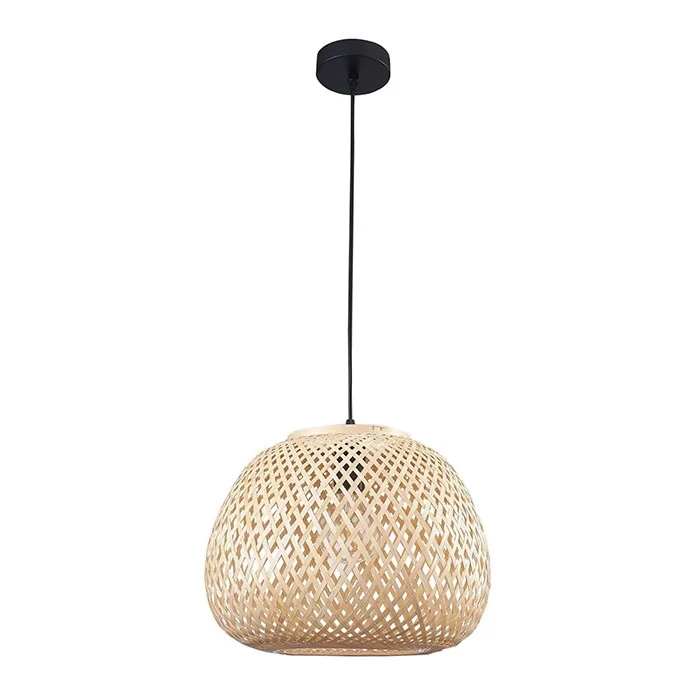 Люстра в стиле бохо, подвесной светильник Goldlux 329196 Zanzibar E27 1x20W IP20 бежевая