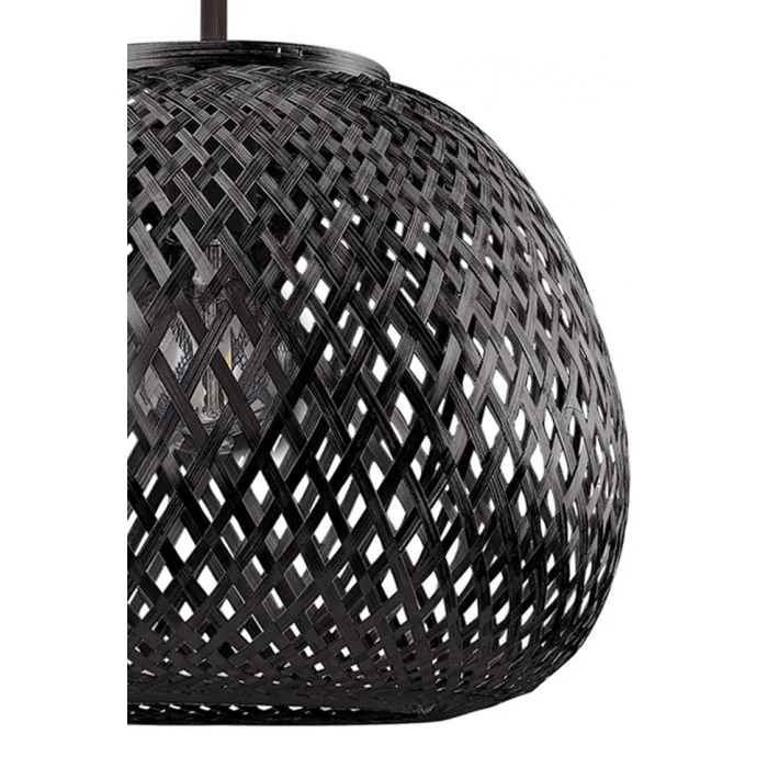 Люстра в стиле бохо, подвесной светильник Goldlux 329219 Zanzibar E27 1x20W IP20 черная