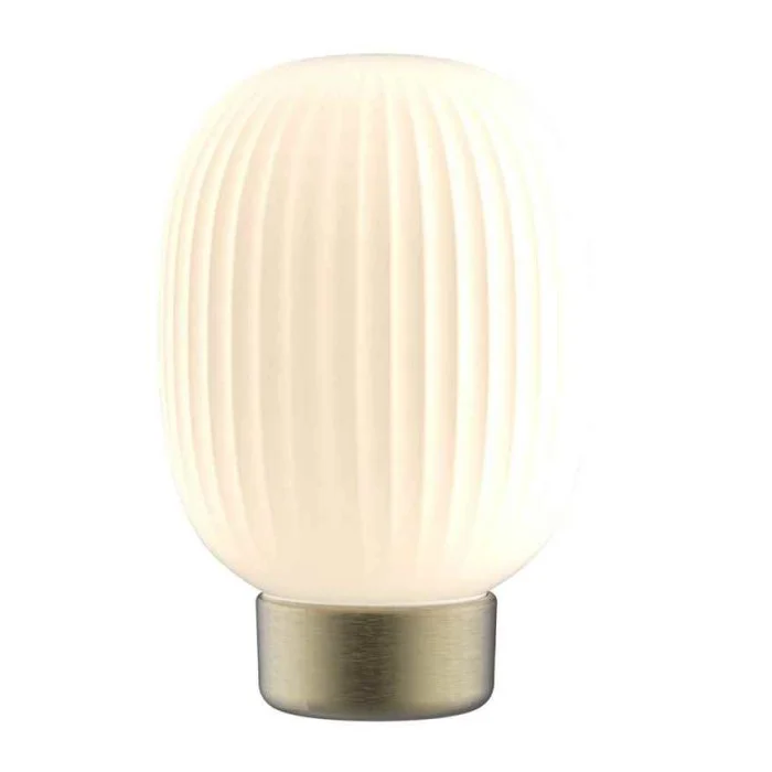 Настільна лампа з акумулятором Goldlux 329837 Latte Led 1x1.8W 2700K 150Lm IP20 Золота