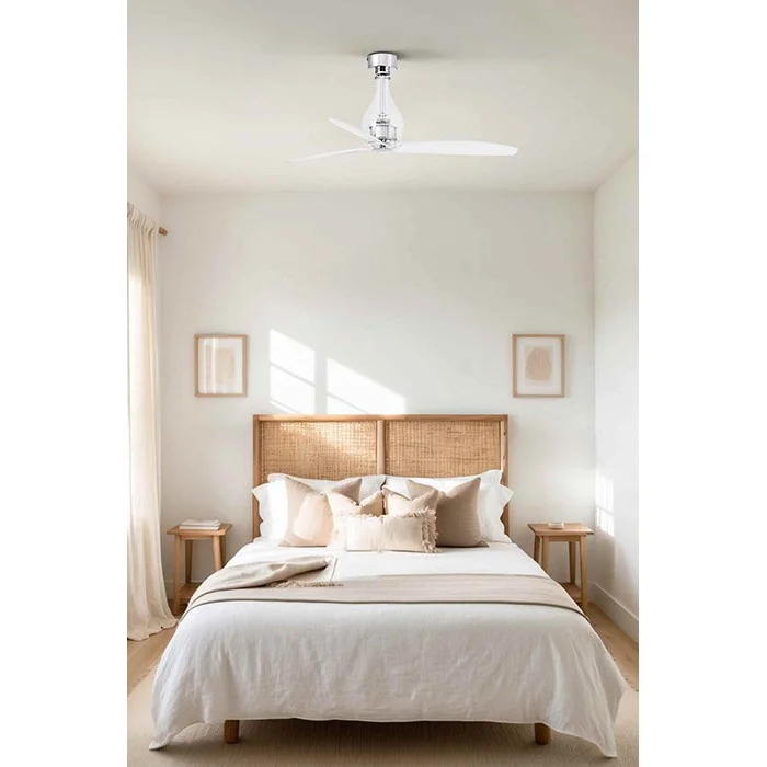 Стельовий вентилятор Faro 33382 MINI ETERFAN M Transparent fan with Dc motor Стельовий вентилятор Faro 33382 MINI ETERFAN M Transparent fan with Dc motor