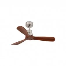 Стельовий вентилятор Faro 33508DC MINI LANTAU S Matt nickel fan with DC motor Стельовий вентилятор Faro 33508DC MINI LANTAU S Matt nickel fan with DC motor