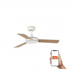 Стельовий вентилятор Faro 33603DCWT Mini Mallorca DC 1060 White 3 P Wht.mpl Tuya Стельовий вентилятор Faro 33603DCWT Mini Mallorca DC 1060 White 3 P Wht.mpl Tuya
