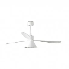 Люстра-вентилятор Faro 33760-22 AMELIA L CONE LED White fan, 20 Вт, 965 лм, 2700K/796lm -3500K/965lm -5000K/915lm