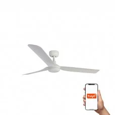Стельовий вентилятор Faro 33814WT Punt 1300mm White 3 Blades White Tuya