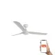 Потолочный вентилятор Faro 33814WT Punt 1300mm White 3 Blades White Tuya