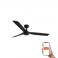 Стельовий вентилятор Faro 33815WT Punt 1300mm Black 3 Blades Black Tuya