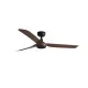 Стельовий вентилятор Faro 33817 PUNT M Black/dark wood fan with DC motor
