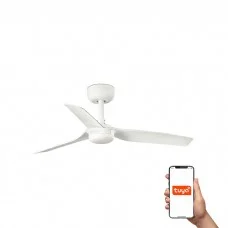 Стельовий вентилятор Faro 33820WT Mini Punt S 900mm White 3 Blades White Tuya Стельовий вентилятор Faro 33820WT Mini Punt S 900mm White 3 Blades White Tuya