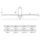 Стельовий вентилятор Faro 33828WT Punt Tub M 1300mm White 3 Blades White Tuya