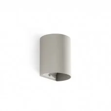 Настенный светильник Faro 40524 Sole Wall Light Round Grey Smooth 1xgu10 Настенный светильник Faro 40524 Sole Wall Light Round Grey Smooth 1xgu10