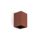 Настенный светильник Faro 40533 Lune Smooth Terracotta Square Wall Light 1xgu10