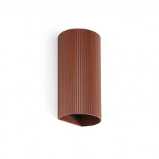 Настенный светильник Faro 40545 Sole Wall Light Round Terracotta Stribbed 2xgu10 Настенный светильник Faro 40545 Sole Wall Light Round Terracotta Stribbed 2xgu10
