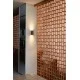 Настенный светильник Faro 40549 Lune Smooth Terracotta Squared Wall Light 2xgu10 Настенный светильник Faro 40549 Lune Smooth Terracotta Squared Wall Light 2xgu10
