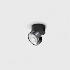 Світильник накладний стельовий LTX SOL SURF MINI, D75mm, H70mm, LED 7W, 4000K, чорний/diamond black (02.7526.7.940.BK/DB)