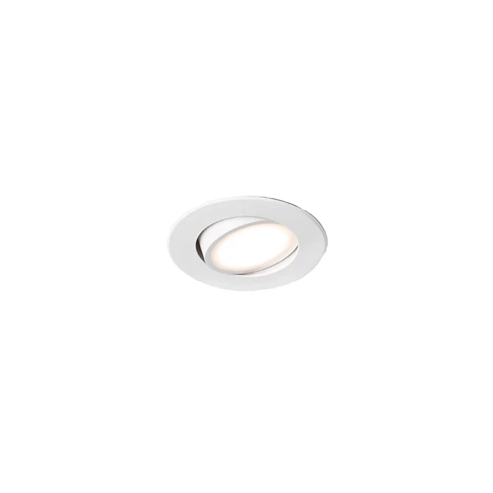 Точечный светильник Faro 42921 KOI White orientable recessed lamp, 6 Вт, 400 лм, 3000K