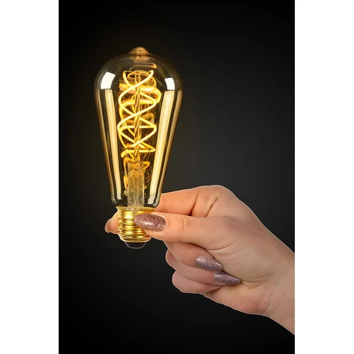 Светодиодная лампа Lucide 49034/04/62 Led bulb, ST64 4W 2200K E27, 360°