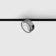 Светильник LTX IN_LINE SOL MINI, D75mm, H26mm, LED 6.3W, 3000К, хром/черный (06.7526.7.930.CR/BK)