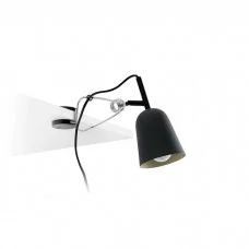 Настольная лампа Faro 51133 STUDIO Black and cream clip lamp