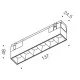 Светильник линейный LTX IN_LINE COMFORT 137, L137mm, W24,5mm, H48mm, LED 8W, 4000К, белый (06.1371.8.940.WHW)