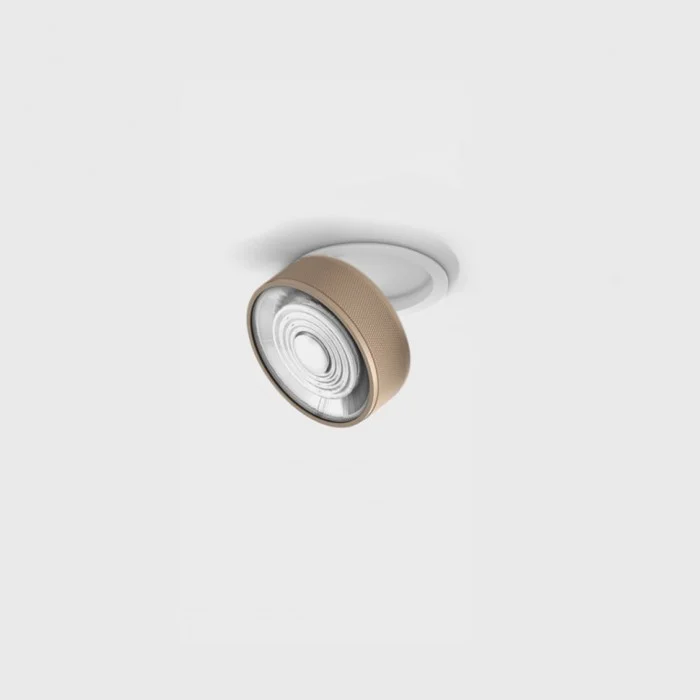 Светильник встраиваемый потолочный LTX SOL IN MINI, D75mm, H26mm, LED 7W, 3000K, белый/sahara beige (01.7526.7.930.WH/SBG)