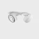 Точечный светильник LTX 01.7526.7.930.WH + SOL M RING GRAIN WHITE Sol In Mini