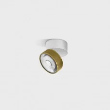 Точечный светильник LTX 02.7526.7.940.WH+SOL M RING GRAIN BRASS Sol Surf Mini, 7 Вт, 624 лм, 4000K