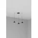 Люстра - Faro 62804-3L LANG 3L Black pendant lamp