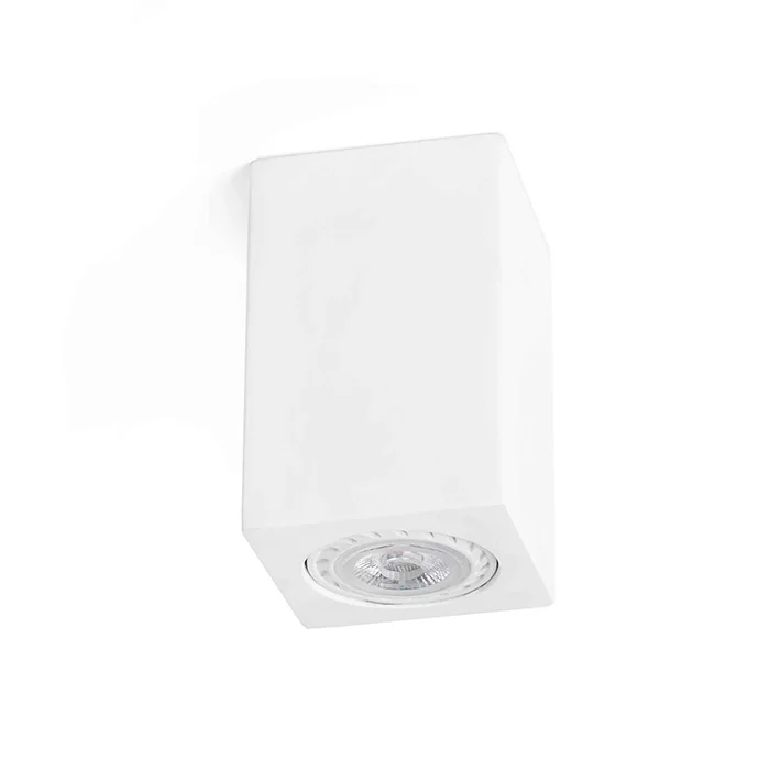 Точечный светильник Faro 63269 SVEN SQ White square ceiling lamp