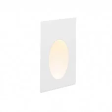 Настенный светильник Faro 63281 PLAS White recessed lamp oval, 1 Вт, 112 лм, 3000K
