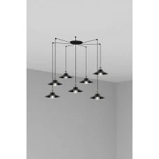 Люстра - Faro 64133-7L MARLIN 7L Black pendant lamp Люстра - Faro 64133-7L MARLIN 7L Black pendant lamp