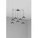 Люстра - Faro 64133-7L MARLIN 7L Black pendant lamp
