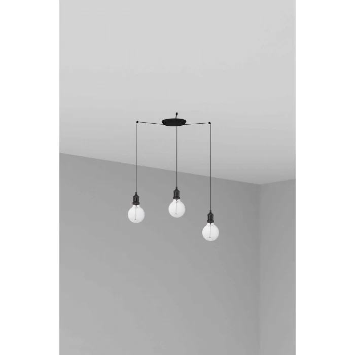 Люстра - Faro 64135-3L ART 3L Black pendant lamp
