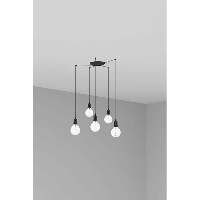 Люстра - Faro 64135-5L ART 5L Black pendant lamp
