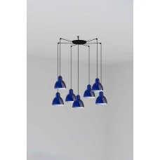 Люстра - Faro 64255-115-7L Venice 7L Cobalt blue pendant lamp