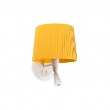 Бра Faro 64308-36 SAMBA White/ribbon yellow wall lamp with reader Бра Faro 64308-36 SAMBA White/ribbon yellow wall lamp with reader