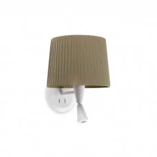 Бра Faro 64308-37 SAMBA White/ribbon green wall lamp with reader Бра Faro 64308-37 SAMBA White/ribbon green wall lamp with reader