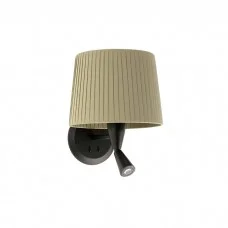 Бра Faro 64309-37 SAMBA Black/ribbon green wall lamp with reader Бра Faro 64309-37 SAMBA Black/ribbon green wall lamp with reader