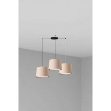 Люстра Faro 64314-44-3L SAMBA 3L Black/beige pendant lamp Люстра Faro 64314-44-3L SAMBA 3L Black/beige pendant lamp