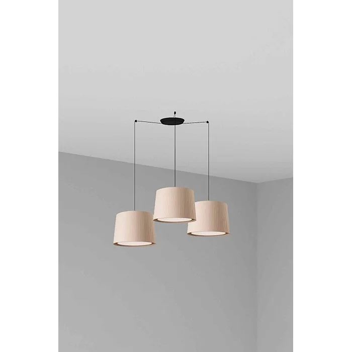 Люстра - Faro 64314-44-3L SAMBA 3L Black/beige pendant lamp