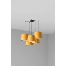 Люстра Faro 64314-45-5L SAMBA 5L Black/yellow pendant lamp Люстра Faro 64314-45-5L SAMBA 5L Black/yellow pendant lamp