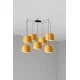 Люстра - Faro 64314-45-7L SAMBA 7L Black/yellow pendant lamp Люстра - Faro 64314-45-7L SAMBA 7L Black/yellow pendant lamp