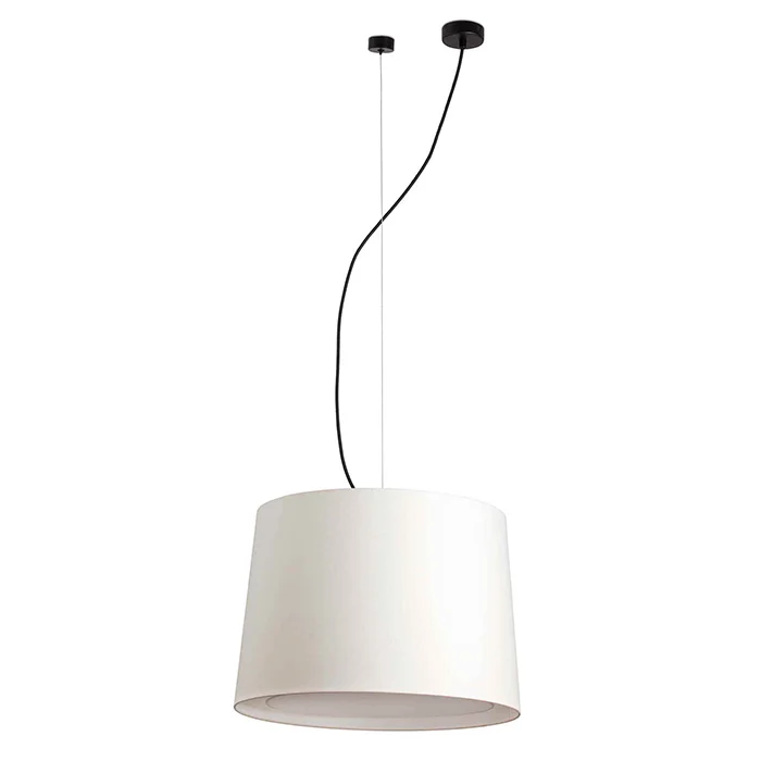 Подвесной светильник Faro 64314-55 CONGA Black/beige pendant lamp ?450