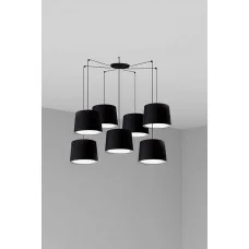 Люстра - Faro 64314-56-7L CONGA 7L Black pendant lamp