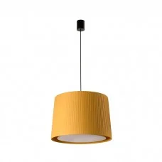Підвісний світильник Faro 64315-45 SAMBA Black/ribbon yellow pendant simple lamp Підвісний світильник Faro 64315-45 SAMBA Black/ribbon yellow pendant simple lamp