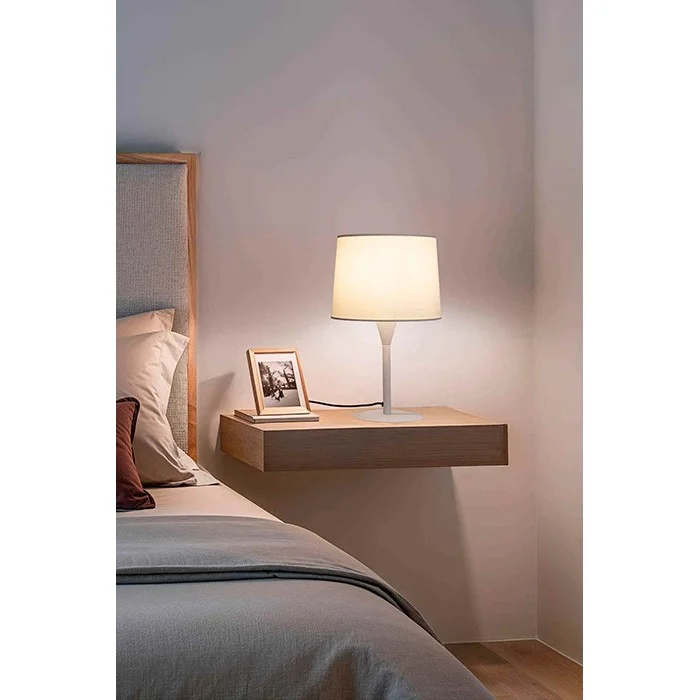 Настольная лампа Faro 64316-01 CONGA S White/white table lamp Настольная лампа Faro 64316-01 CONGA S White/white table lamp