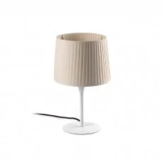 Настільна лампа Faro 64316-35 SAMBA S White/ribbon beige mini table lamp Настільна лампа Faro 64316-35 SAMBA S White/ribbon beige mini table lamp