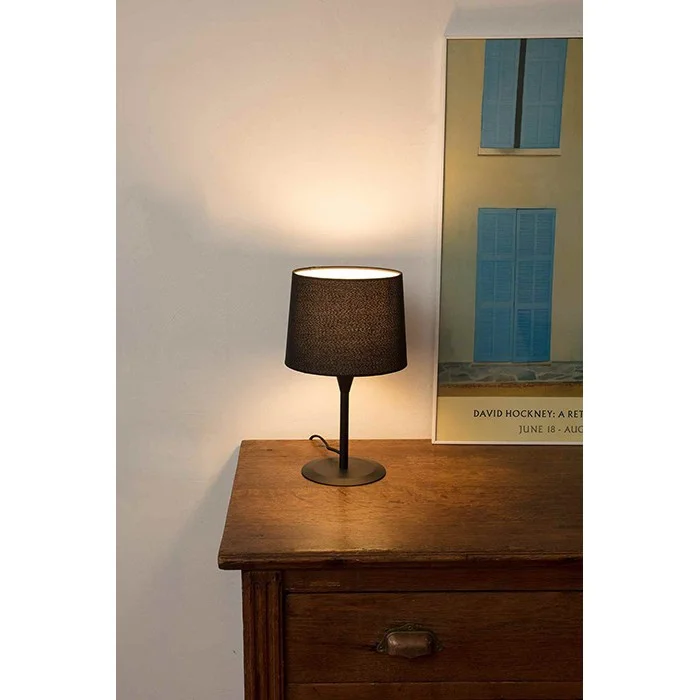 Настольная лампа Faro 64317-03 CONGA S Black/black table lamp Настольная лампа Faro 64317-03 CONGA S Black/black table lamp